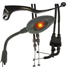 Páčky, lanká a zrcátka pro Motocross a Pitbike