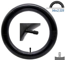 Duše 14x2,125 rovnej ventil