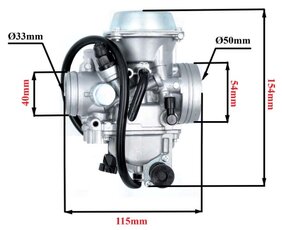 Karburátor Honda PD32J TRX 250 TRX300 TRX 350 TRX 400 TRX 450