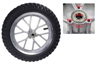 Kolo zadní minikros 12 1/2x2,75 Minikros