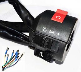 Přepínač světel skútry Adams DELEM17 pravý