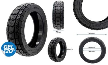 Pneumatika 10x2,75-6,5 EW GEL