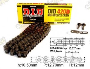 Řetěz 420D od DID pro ATV a Pitbike