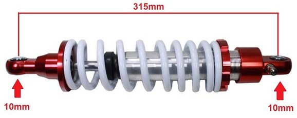 Tlumič pitbike zadní 315mm