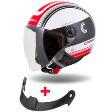 Prilba Handy Metropolis, CASSIDA (ČERNÁ/BÍLA/ČERVENÁ)