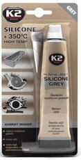 Těsnicí silikon K2 do 350°C 85g šedý