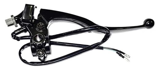 Brzdová páčka s držákem zrcátka M8 a zajištěním Dinli DL-A190085-00