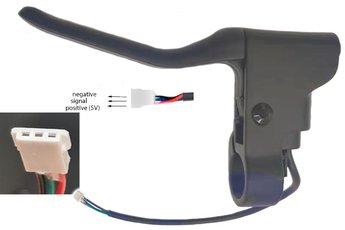 Páčka brzdová levá pro elektrokoloběžky i Xiaomi M365 a Pro