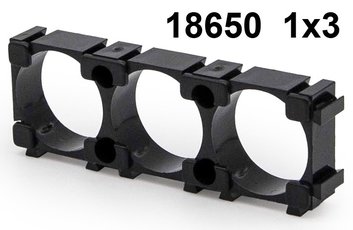 Držák akumulátoru 18650 3článkový 10ks