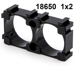 Držák akumulátoru 18650 dvojitý 10ks
