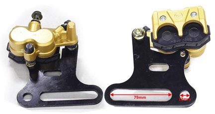 Zadní brzdový třmen pro pitbike