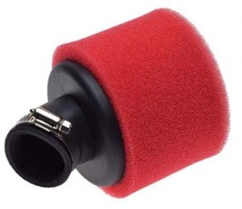 Vzduchový filtr 35mm 15° dvouvrstvý molitanový červený