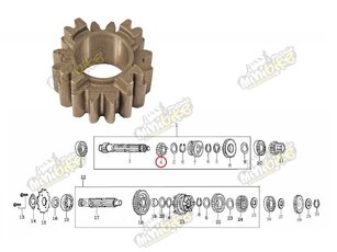 Ozubené kolečko 16z 2 převodového stupně na primárním hřídeli