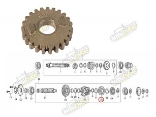 Ozubené kolečko 23z 3 převodového stupně na sekundárním hřídeli