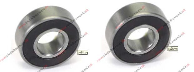 Ložiska do předního nebo zadního kola 6301 2RS/ 6201 2RS