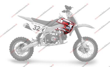 Plasty přední boční XB32 - červené/modré nebo oranžové