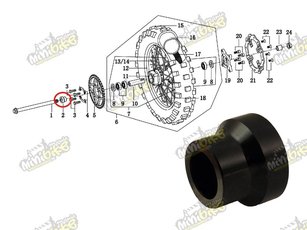 Vymezovací váleček zadního kola pro PisterPro LXR12-14