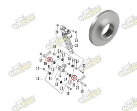 Vymezovací podložka přepákování pro PisterPro LXR12-14 52187-X5-100L-F