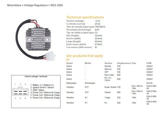 Regulátor univerzální i Honda XTZ Yamaha 6kontakt