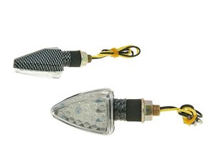 Směrovky Set M9 LED Karbon [Mini] krátké