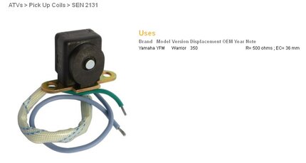 Univerzální snímač jiskry i Yamaha YFM350