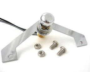 Světlo pod SPZ chromové