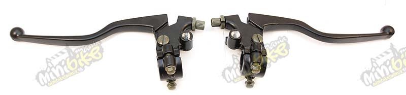 Páčka spojková a brzdová lanková s držákem zrcadla M10