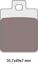 Brzdové obložení Organické pro Gilera, Piaggio, Vespa SYM