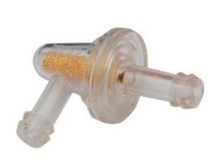 Palivový filtr 6,3mm bronzový 1/4" 90° univerzální