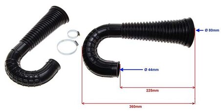 Koleno sání pro airbox GY6 125 GY14681