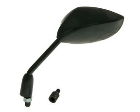 Zrcadlo Sport levé BLACK [Ovál] - M8 / M10