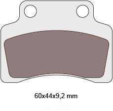 Brzdové obložení pro Baotian, CPI, Keeway, Rex, Qingqi 101