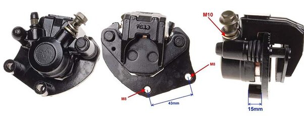 Brzdový třmen Hurricane přední