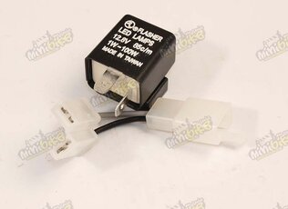 Přerušovač směrovek relé 2kontakt LED žárovky max 100W 85c/min s redukcí