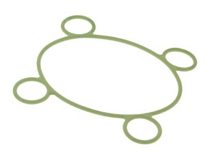 Těsnění hlavy válce - vnitřní pro Piaggio LC