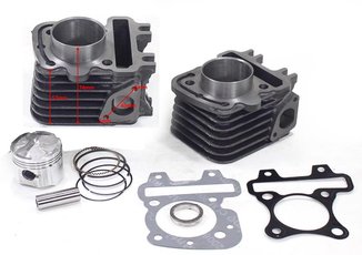 Válec pro skútry Piaggio 50cc 4T 4V na 70cc racing