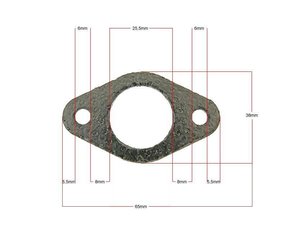 Těsnění pod výfuk 26mm