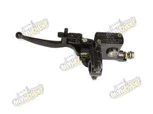 Brzdová pumpa levá černá s ruční brzdou ATV