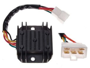 Regulátor dobíjení pro skútry a čtyřkolky 5kontakt velký konektor