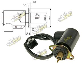 Elektrický sytič Naraku pro karburátory Mikuni, CPI, Keeway