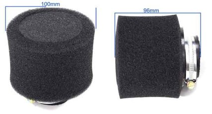 Vzduchový filtr 38mm přímý