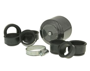 Vzduchový filtr Powerfilter [alu cap 28-44mm] karbon