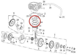 Pístní kroužky 75mm SMC Jumbo 300