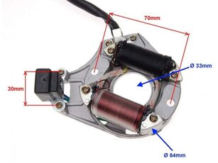Stator cívka zapalovací ATV110-125 2cívky magneto