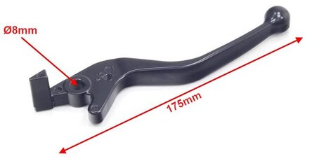 Brzdová páčka levá ATV110 ATV125 kotoučové přední brzdy