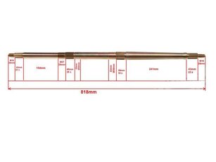 Os zadní nápravy pro ATV 150/200ccm 818mm 42262161