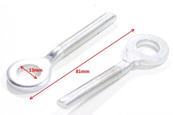 Napínák zadní vidlice pro ATV a pitbike 12mm otvor závit M8