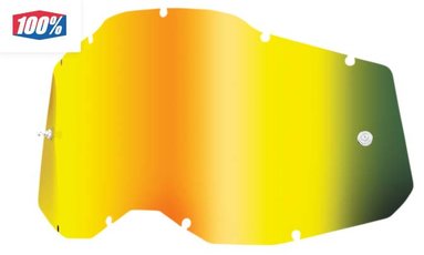 Sklo 100% zrcadlové zlaté Anti-Fog lens Acurri2 Strata2