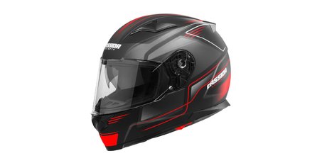 Helma APEX FUSION, CASSIDA - ČR ČERNÁ MATNÁ/ČERVENÁ FLUO/BÍLÁ, BALENÍ VČETNĚ PINLOCK FÓLIE-M