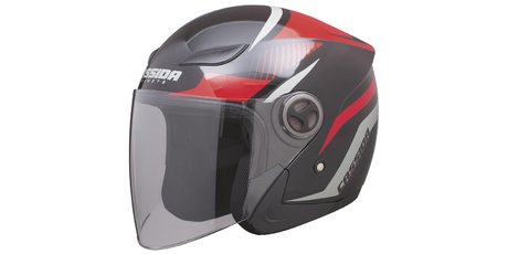 Přilba Cassida Reflex ČR ČERNÁ/ČERVENÁ/ŠEDÁ-M